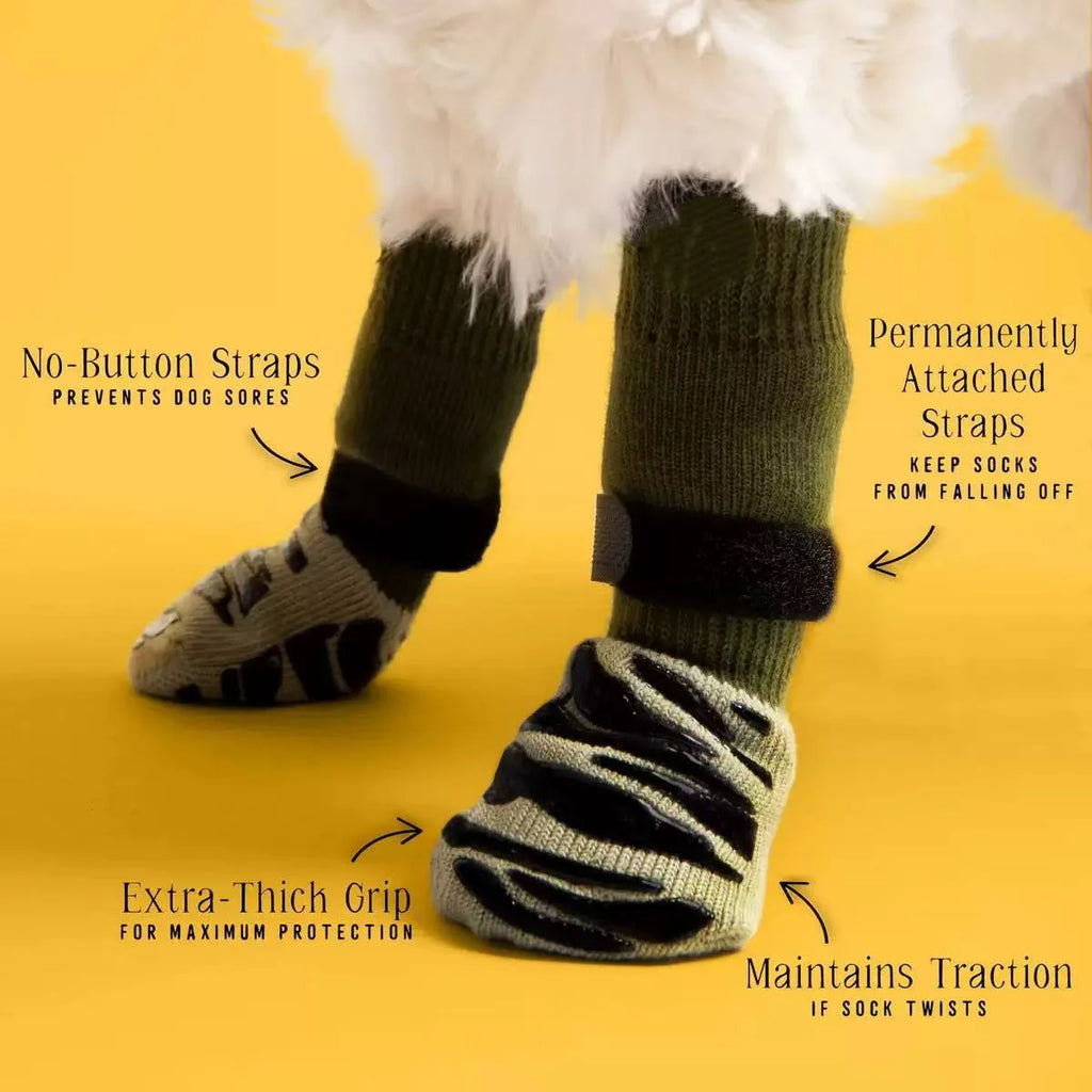 Senior Paw Hero™ Ultra-Grip Anti-Slip Socks for Senior Dogs